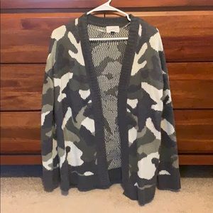Universal Thread Camouflage Cardigan